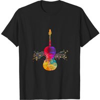 Cello T-shirt for Men in Black