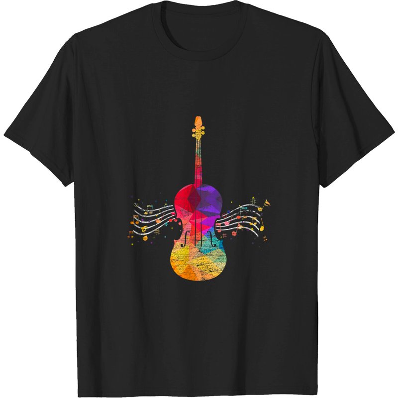 Cello T-shirt for Men in Black — Mens T Shirts