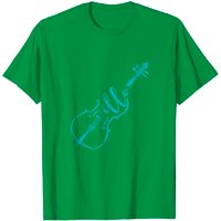 Cello T-shirt for Men in Black