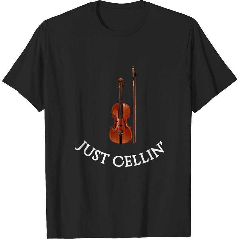 Just Cellin' Cello T-shirt for Men — Mens T Shirts