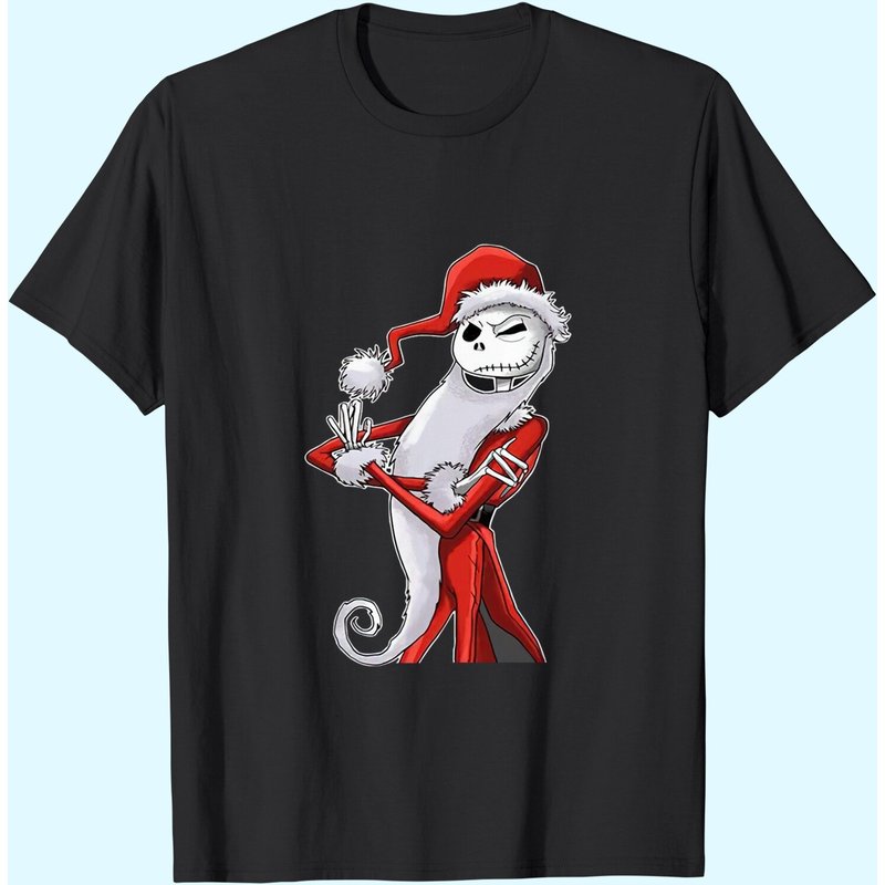 T-shirt Jack Skellington Mashup Santa Nightmare Before Christmas