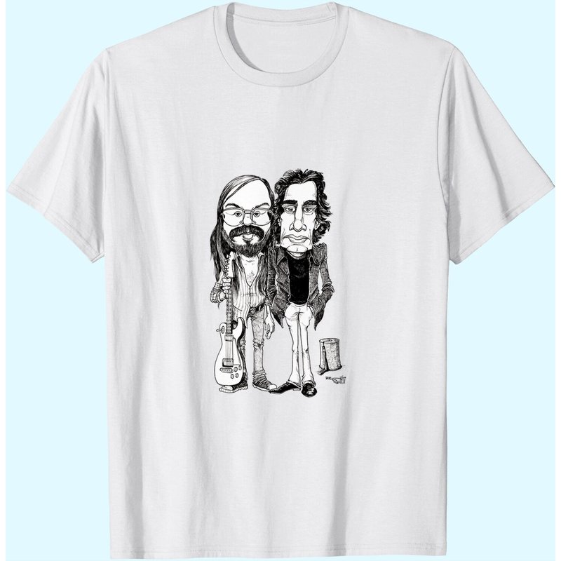 T-shirts noirs pour hommes Steely Dan — T-shirts pour hommes