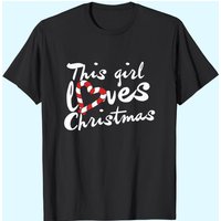 T-shirts pour hommes This Girl Loves Christmas Candy Noel — T-shirts pour hommes