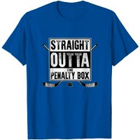 T-shirt Cadeau Joueur de Hockey Sorti de la Boîte de Pénalité — T-shirts pour hommes