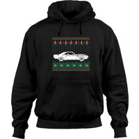 Challenger Ugly Christmas Hoodie Voiture Classique — Sweats à capuche pour hommes
