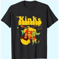 T-shirts pour hommes Les Kinks de The Kinks en noir