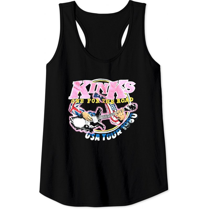 The Kinks Band One For The Road USA Tour 1980 Débardeur — T-shirts pour hommes