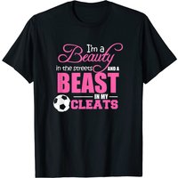 Beauty In The Streets Beast In My Cleats T-shirt de soccer pour hommes — T-shirts pour hommes