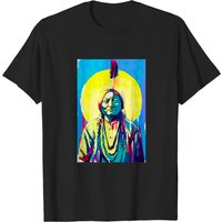 Sitting Bull Native American T-Shirt for Men