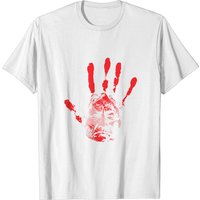 Native American Indigenous Red Hand T-Shirt for Men