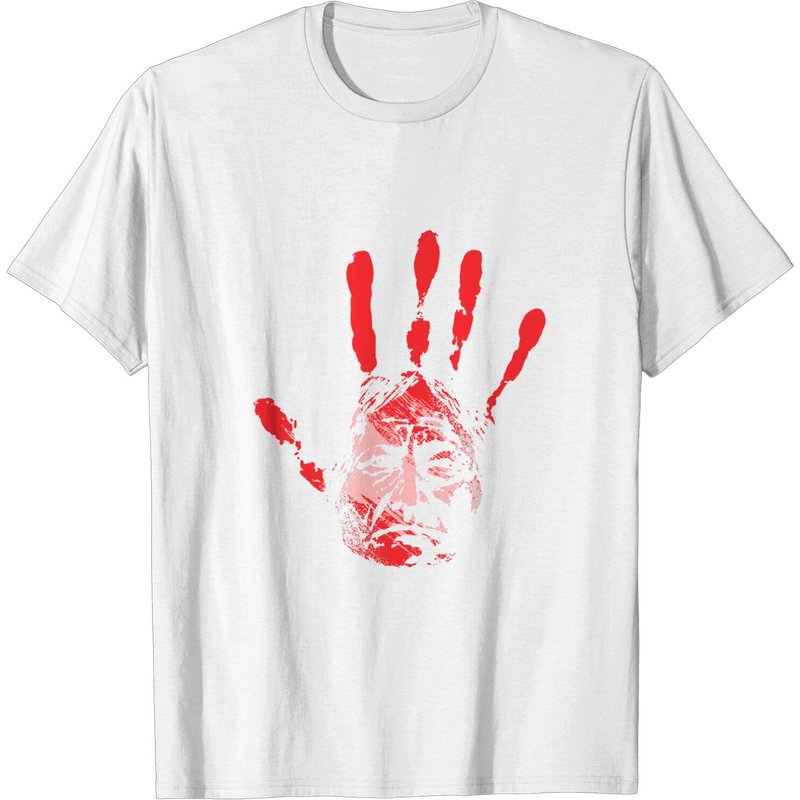 T-shirt Rouge à Main Autochtone pour Hommes — T-shirts pour hommes