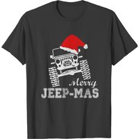 T-shirt de Noël Merry Jeepmas pour hommes par Printerval — T-shirts pour hommes