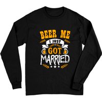 Beer Me I Just Got Married T-Shirt à Manches Longues pour Unisexe — T-shirts pour hommes