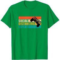 Social Distancing Expert Gaming Shirt for Men — Mens T Shirts