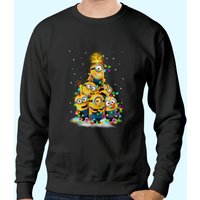 Sweatshirt Minions Arbre de Noël pour Unisexe