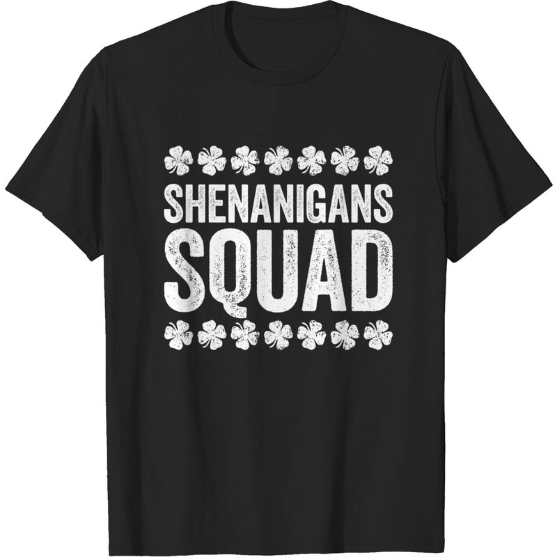 Shenanigans Squad St. Patrick's Day T-Shirt for Men — Mens T Shirts