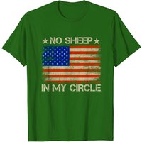 No Sheep In My Circle Men's T-Shirt in Black