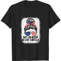 No Sheep In My Circle Bleached T-Shirt for Men