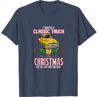 T-shirt Car Guy Noël Gag pour Mécanicien de Vieille Camionnette