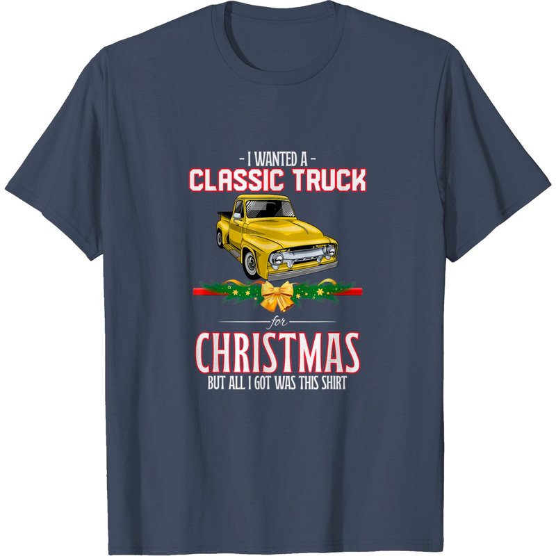 T-shirt Car Guy Noël Gag pour Mécanicien de Vieille Camionnette — T-shirts pour hommes