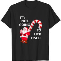 T-shirt de Noël It's Not Going To Lick Itself pour hommes