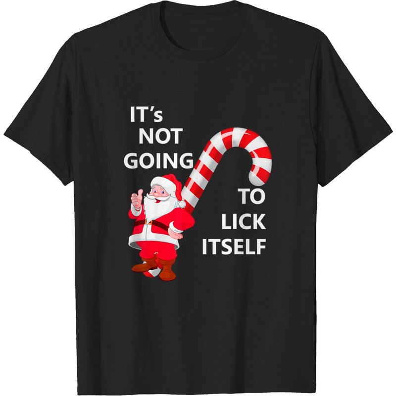 T-shirt de Noël It's Not Going To Lick Itself pour hommes — T-shirts pour hommes