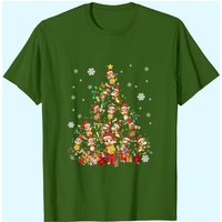 T-shirt Monkey Noël Arbre de Noël Santa Monkey pour hommes — T-shirts pour hommes