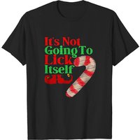 T-shirt humoristique de Noël It's Not Going To Lick Itself pour hommes — T-shirts pour hommes