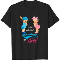 T-shirt de Révélation de Genre Baseball Ou Noeuds pour Hommes — T-shirts pour hommes