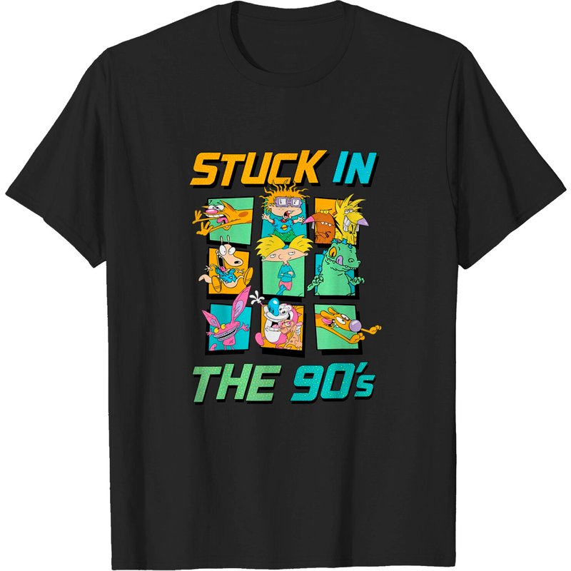 T-shirt Nickelodeon Stuck In The 90s pour hommes — T-shirts pour hommes