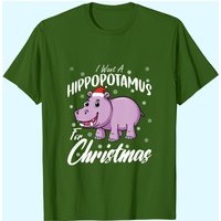 I Want A Hippopotamus For Christmas Men's T-Shirt