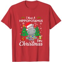 I Want A Hippopotamus For Christmas Men's T-Shirt