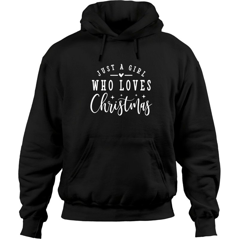 Just A Girl Who Loves Christmas Hoodie de Base — Sweats à capuche pour hommes
