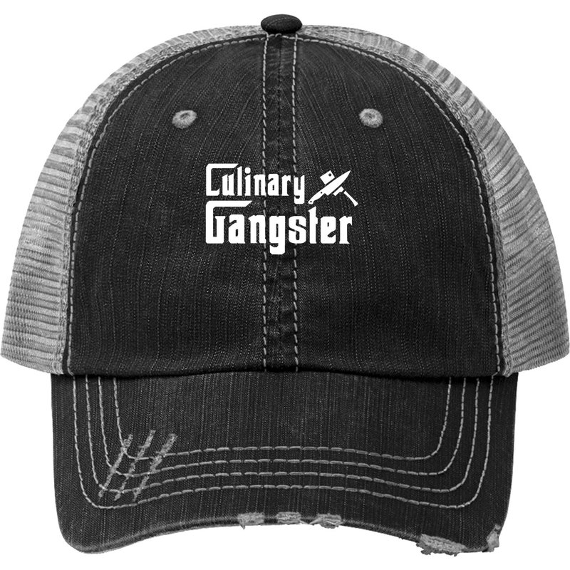 Chapeau Trucker Culinary Gangster - Graphisme Inspiré de la Cuisine — Casquette de baseball