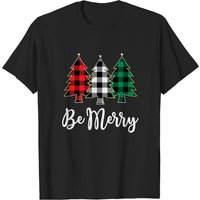 T-shirt de Noël Be Merry pour homme - Pyjamas assortis — T-shirts pour hommes