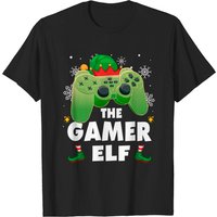 T-shirt de Noël Gamer Elf pour Hommes en Famille — T-shirts pour hommes