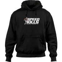 Hoodies Unisex Noirs Henry Ruggs — Sweats à capuche pour hommes
