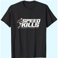 Henry Ruggs Men's T-Shirts in Black