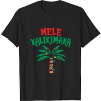 T-shirt Mele Kalikimaka Palm Tree Noël Hawaïen pour Hommes — T-shirts pour hommes