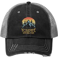 Chapeau Trucker Imprimé du Parc National de Yosemite, Californie — Casquette de baseball