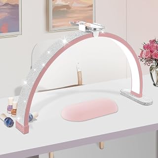 Half Moon LED Desk Lamp with Touch Dimming for Estheticians — Led Desk Lamp