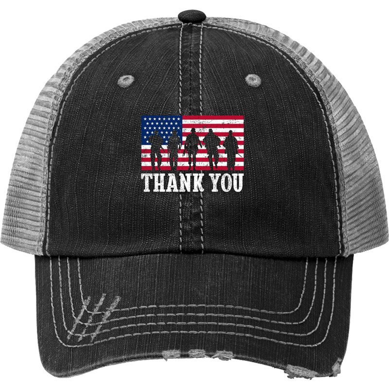 Casquette Trucker Drapeau Américain Patriote pour Garçons et Filles — Casquette de baseball
