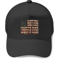 Casquette de baseball avec drapeau américain usé One Nation Under God — Casquette de baseball