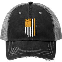 American Flag Beekeeping Trucker Hat