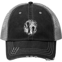 Casquette Trucker Rick & Morty Dessin à la Main Portal — Casquette de baseball