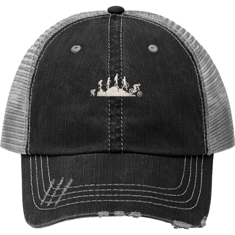 Casquette Trucker Vintage Cyclisme Évolution — Casquette de baseball