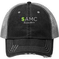 $amc Symbol Thousandaire Stock Trucker Hat — Baseball Cap