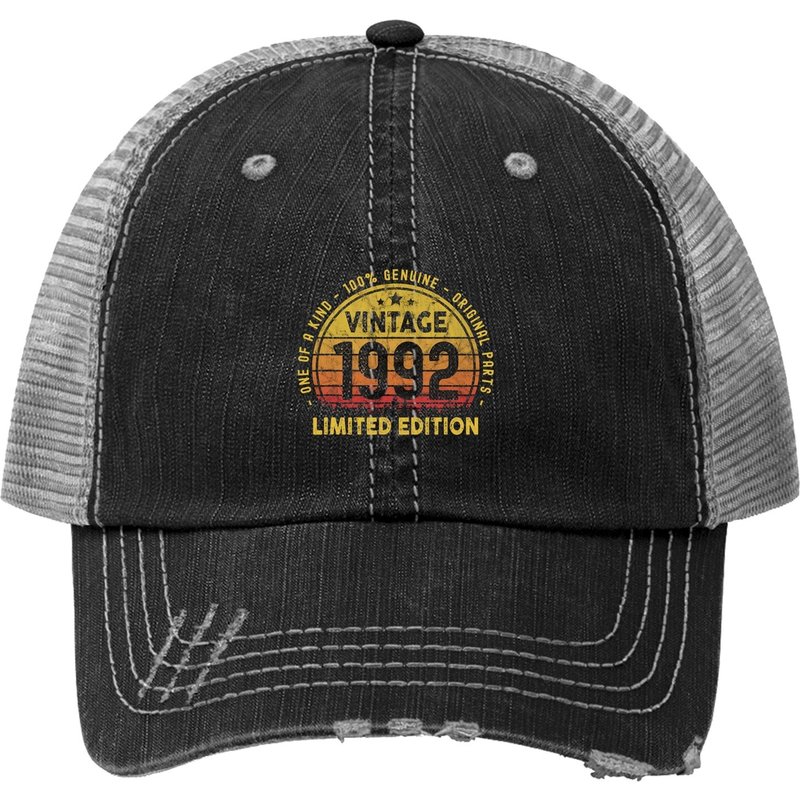 Casquette Trucker Vintage Anniversaire 29e Né En 1992