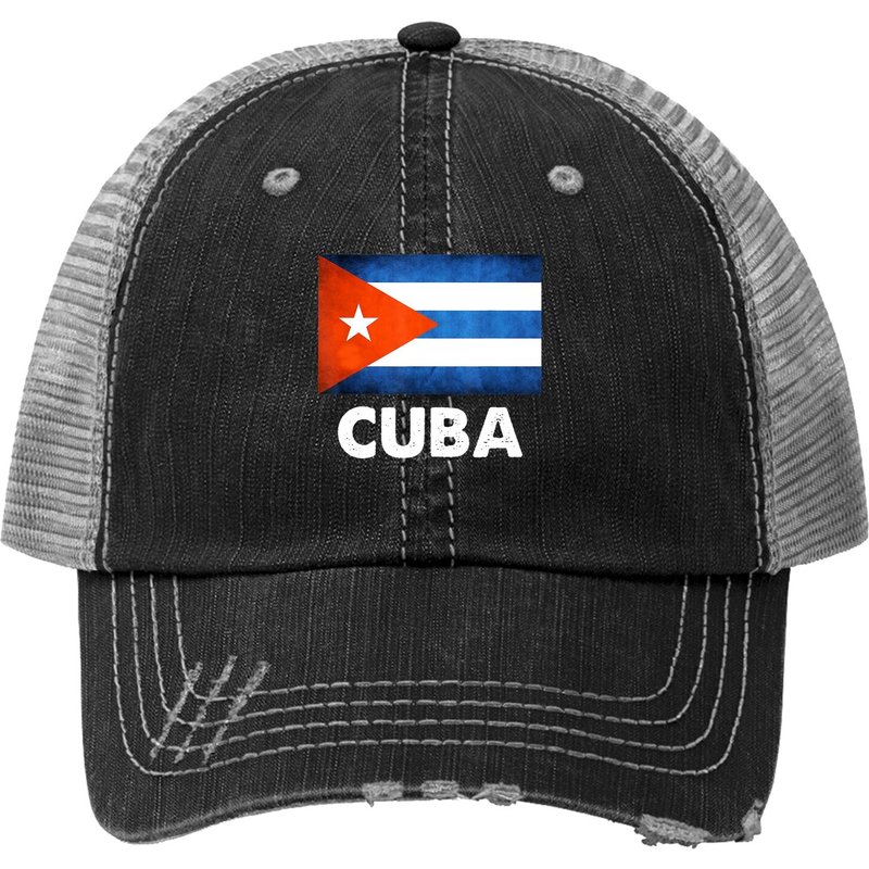 Casquette Trucker Drapeau Cubain Cuba