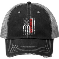 Casquette Trucker Patriote USA Hockey Drapeau Américain — Casquette de baseball